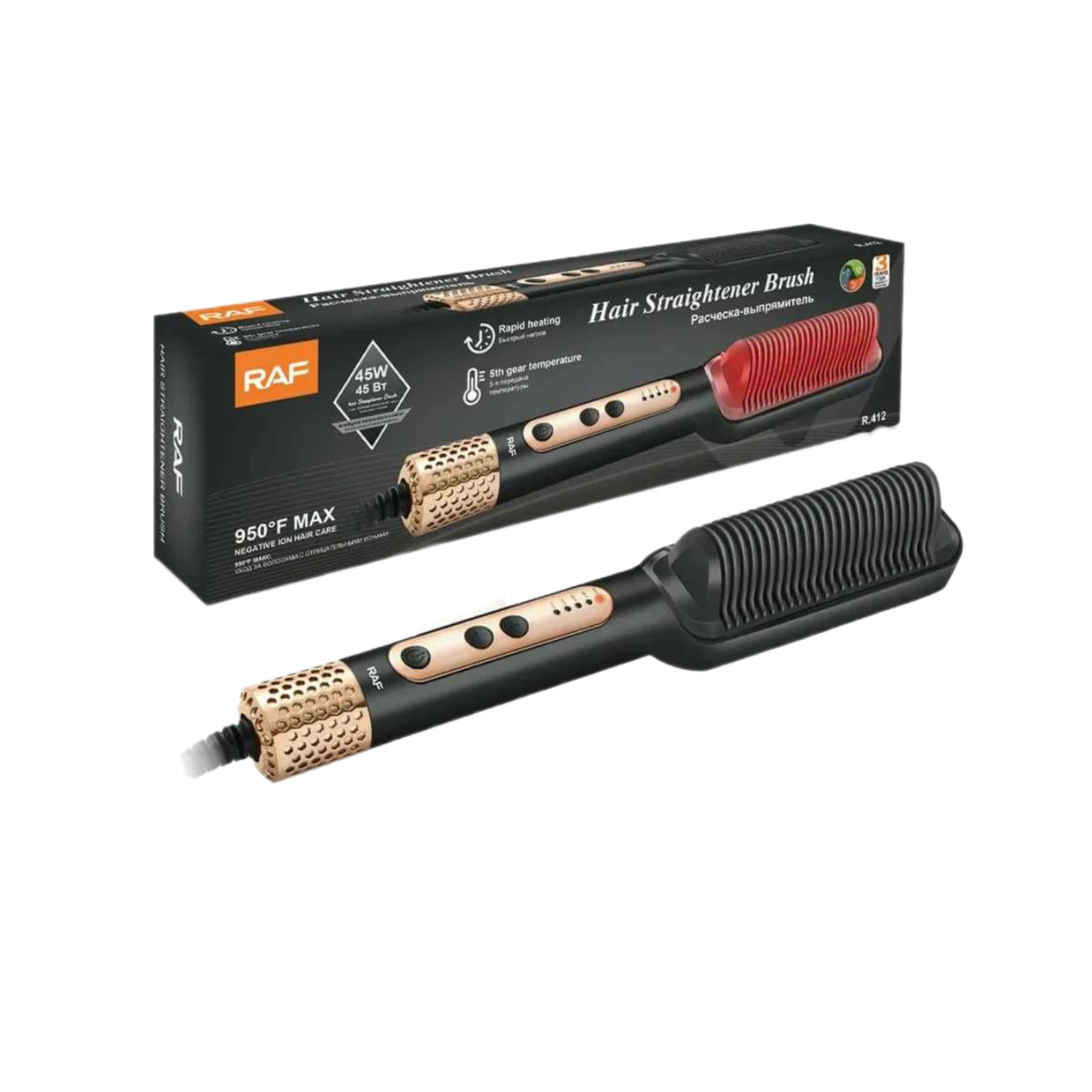 فرشاة فرد الشعر الحرارية RAF