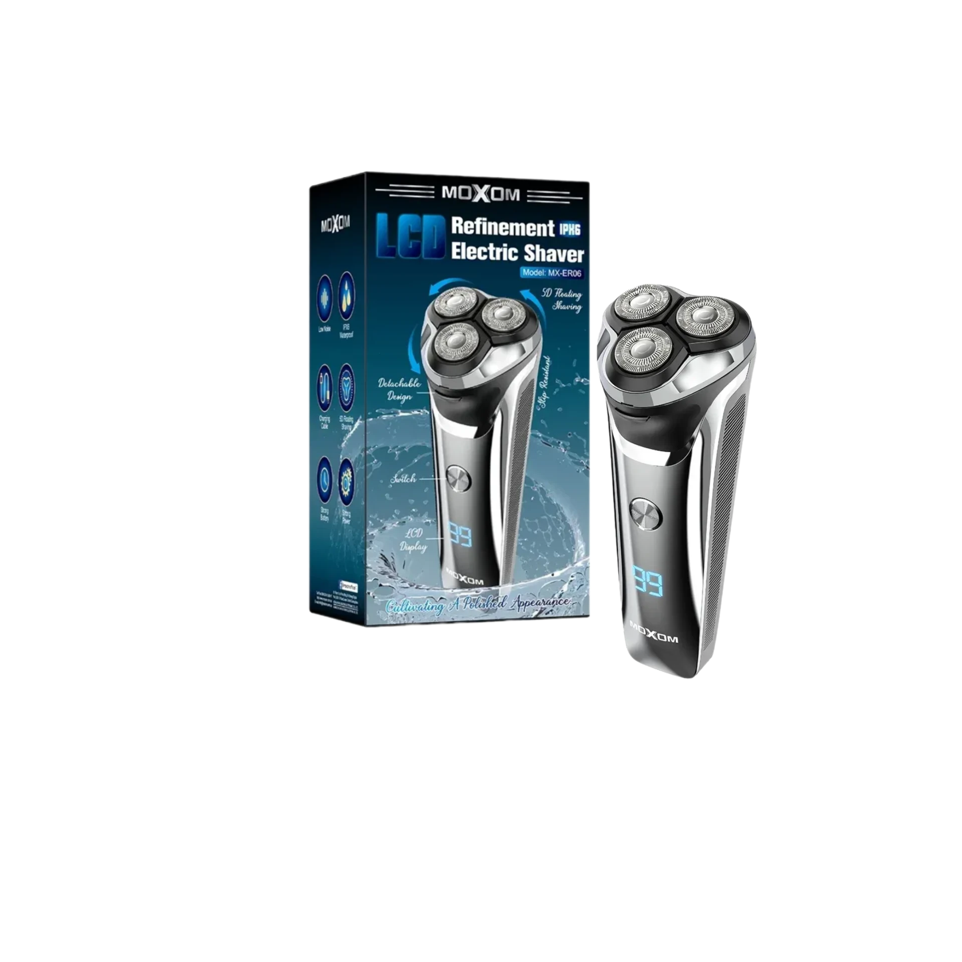 مكينة حلاقة كهربائية MOXOM MX-ER06