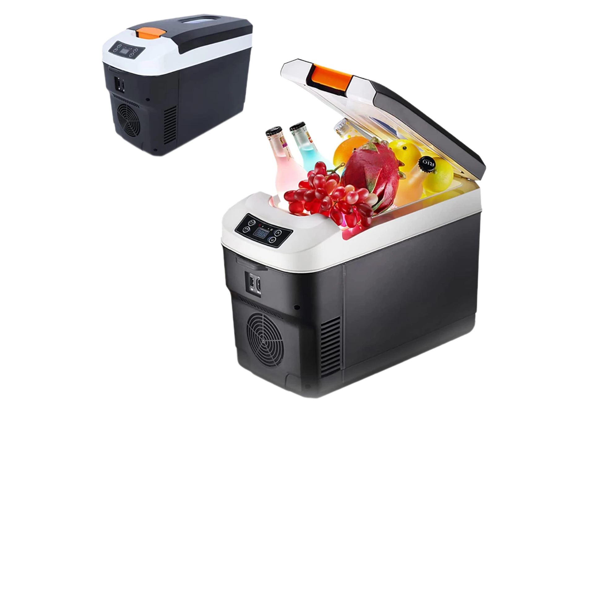 ثلاجة سيارة محمولة صغيرة متعددة الوظائف
