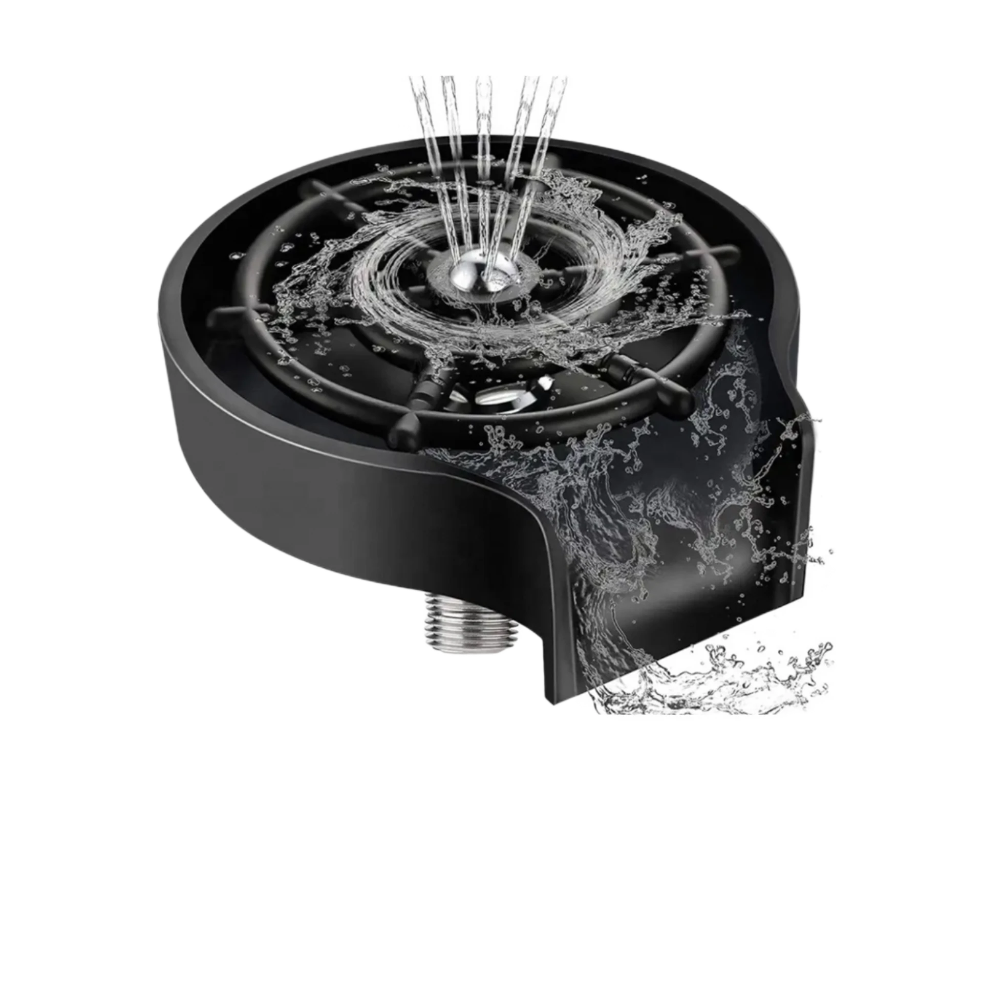 غسالة أكواب سريعة للحوض – أداة تنظيف الكاسات بالضغط